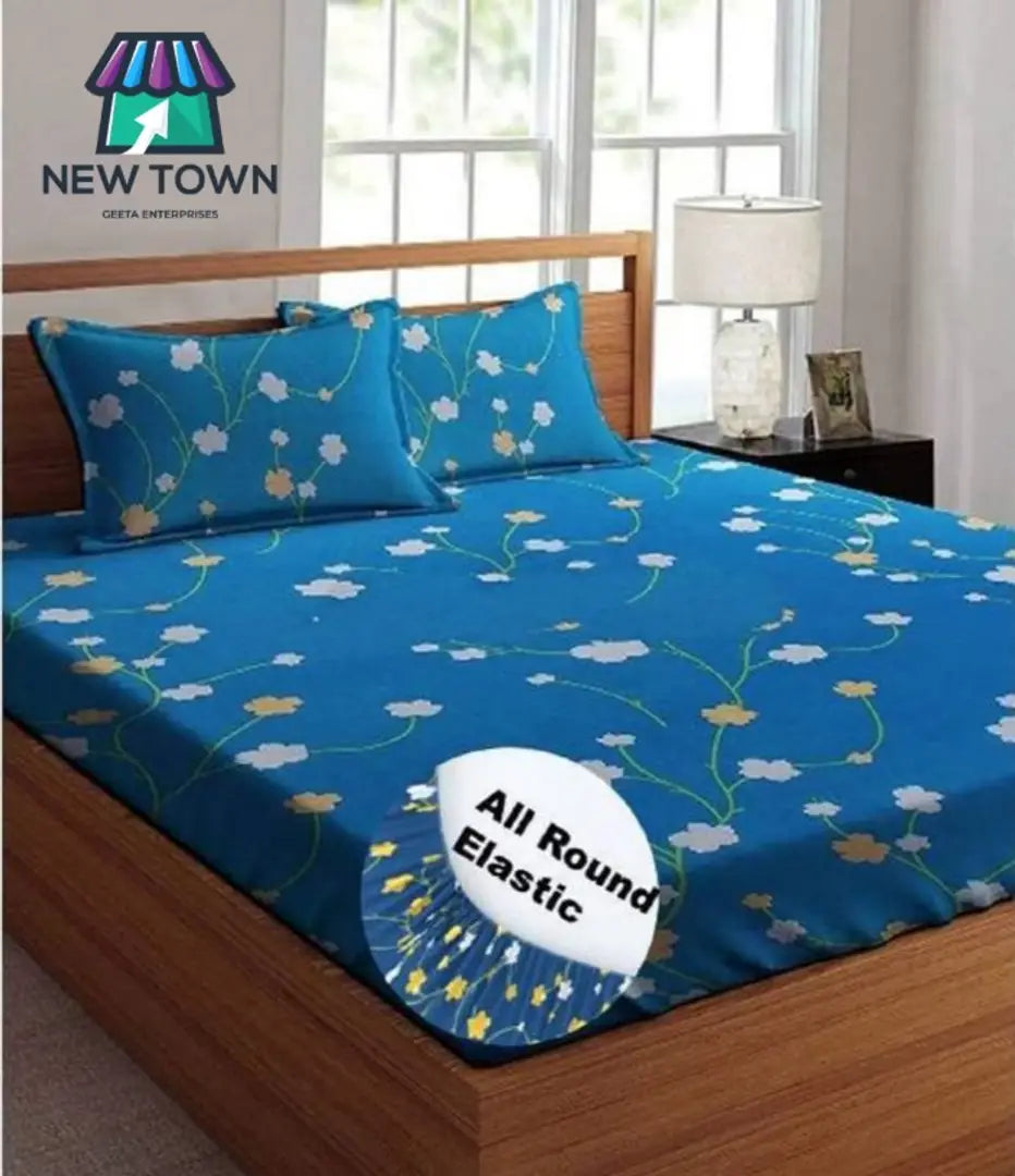 NEWTOWN Elastic Fitted Bedsheet