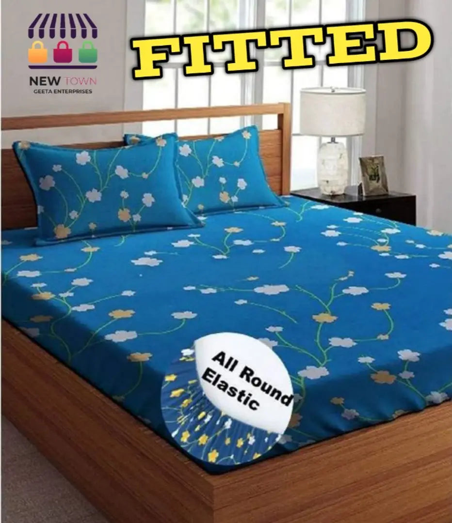 NEWTOWN Elastic Fitted Bedsheet