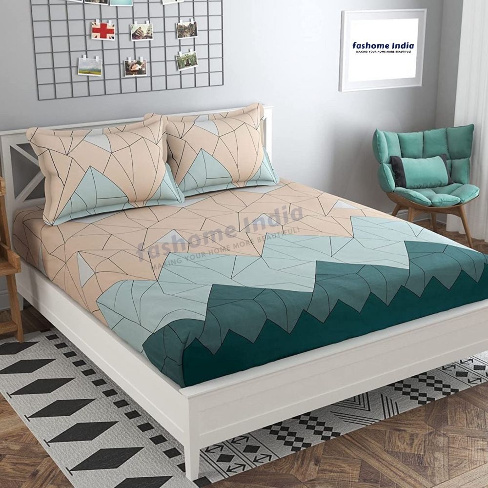 Fashome India Elastic Fitted Bedsheet